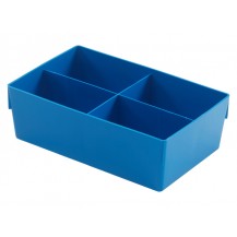 Cubeta de plástico de subdivisión para cajas EUROBOX 600x400mm CEU-90/4