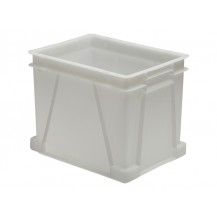 Caja de plástico alimentaria apilable EUROBOX (lisa) EU-4332L ALI