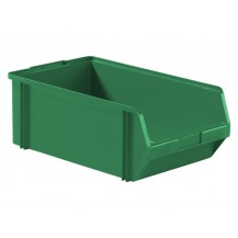Caja de plástico apilable con abertura frontal PLASTIBOX K-200/1 VE