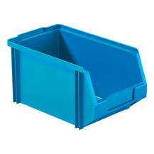 Caja de plástico apilable con abertura frontal PLASTIBOX K-200/3 AZ