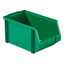 Caja de plástico apilable con abertura frontal PLASTIBOX K-200/3 VE