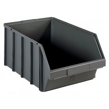 Caja de plástico apilable con abertura frontal PLASTIBOX K-300/00 ECO