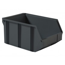 Caja de plástico apilable con abertura frontal PLASTIBOX K-300/0 ECO