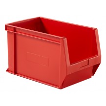 Caja de plástico apilable con abertura frontal PLASTIBOX K-300/1H RO