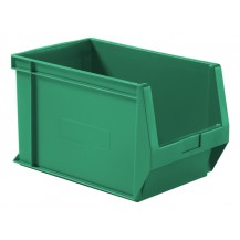 Caja de plástico apilable con abertura frontal PLASTIBOX K-300/1H VE