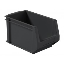 Caja de plástico apilable con abertura frontal PLASTIBOX K-300/3H ECO