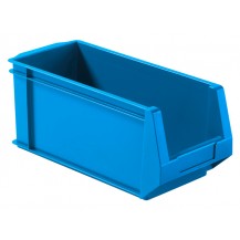Caja de plástico apilable con abertura frontal PLASTIBOX K-300/3HL AZ
