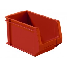 Caja de plástico apilable con abertura frontal PLASTIBOX K-300/3H RO