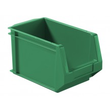 Caja de plástico apilable con abertura frontal PLASTIBOX K-300/3H VE