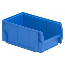 Caja de plástico apilable con abertura frontal PLASTIBOX K-400/2 AZ