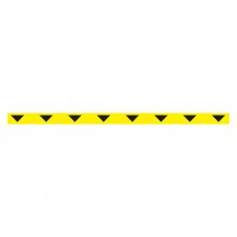 Señal línea adhesiva para suelo (triángulos) SIGN-404
